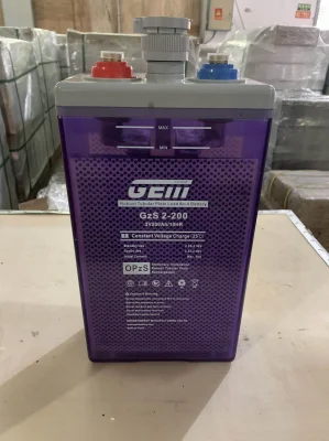 Bateria GEM I Série GzS Baterias inundadas-ventiladas-úmidas de alta qualidade OPzS 2V 1000Ah